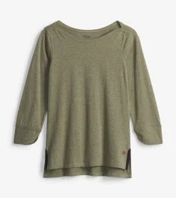 Outlet Hatley 3/4 Sleeve Breton - Loden Green
