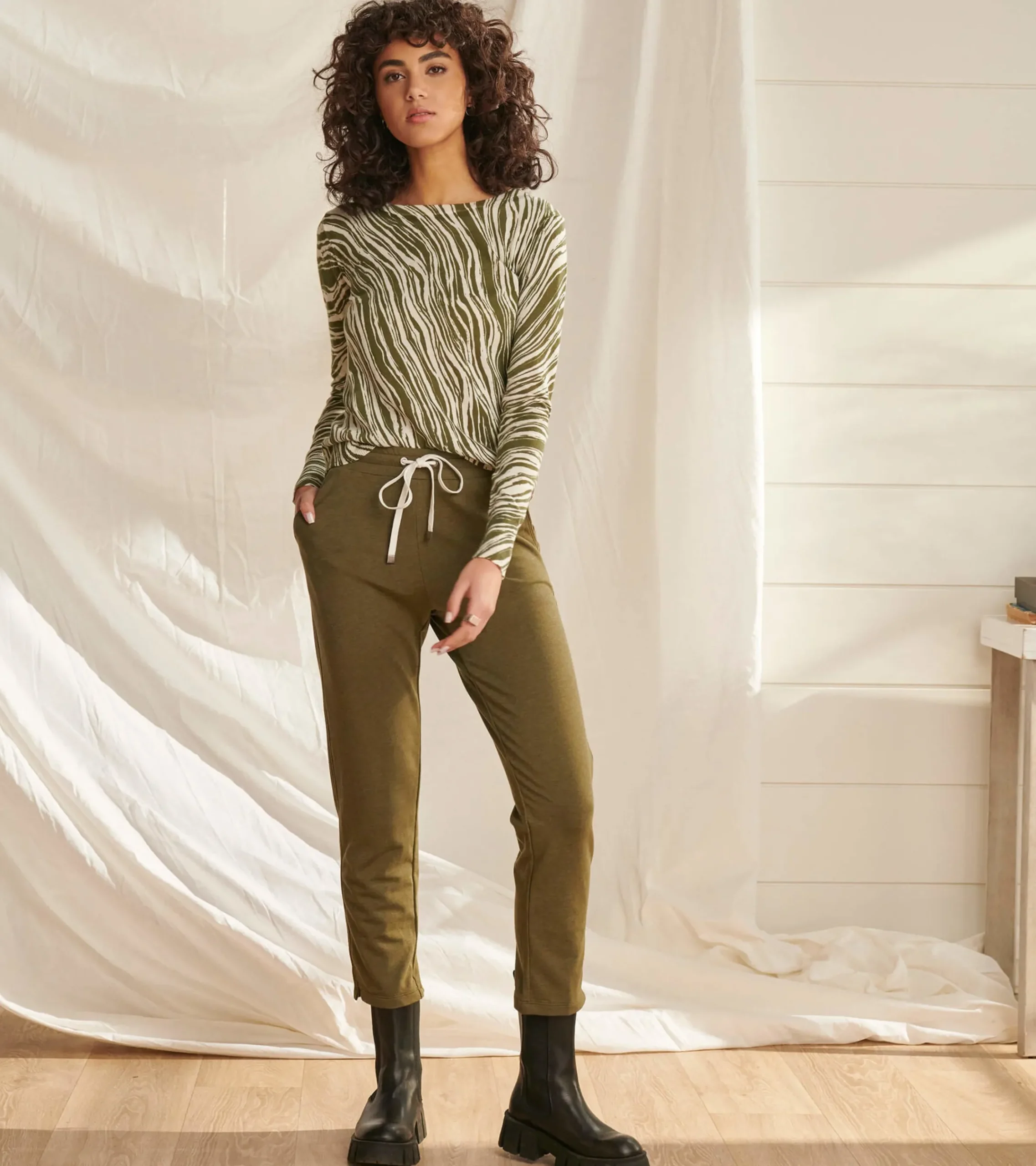 Discount Hatley Adrien Jogger - Loden Green Melange