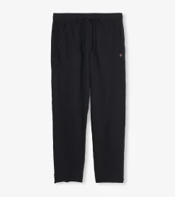 Outlet Hatley Ally Bonded Gauze Joggers - Black