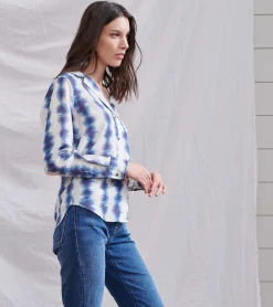 Outlet Hatley Ariane Shirt - Linear Waves