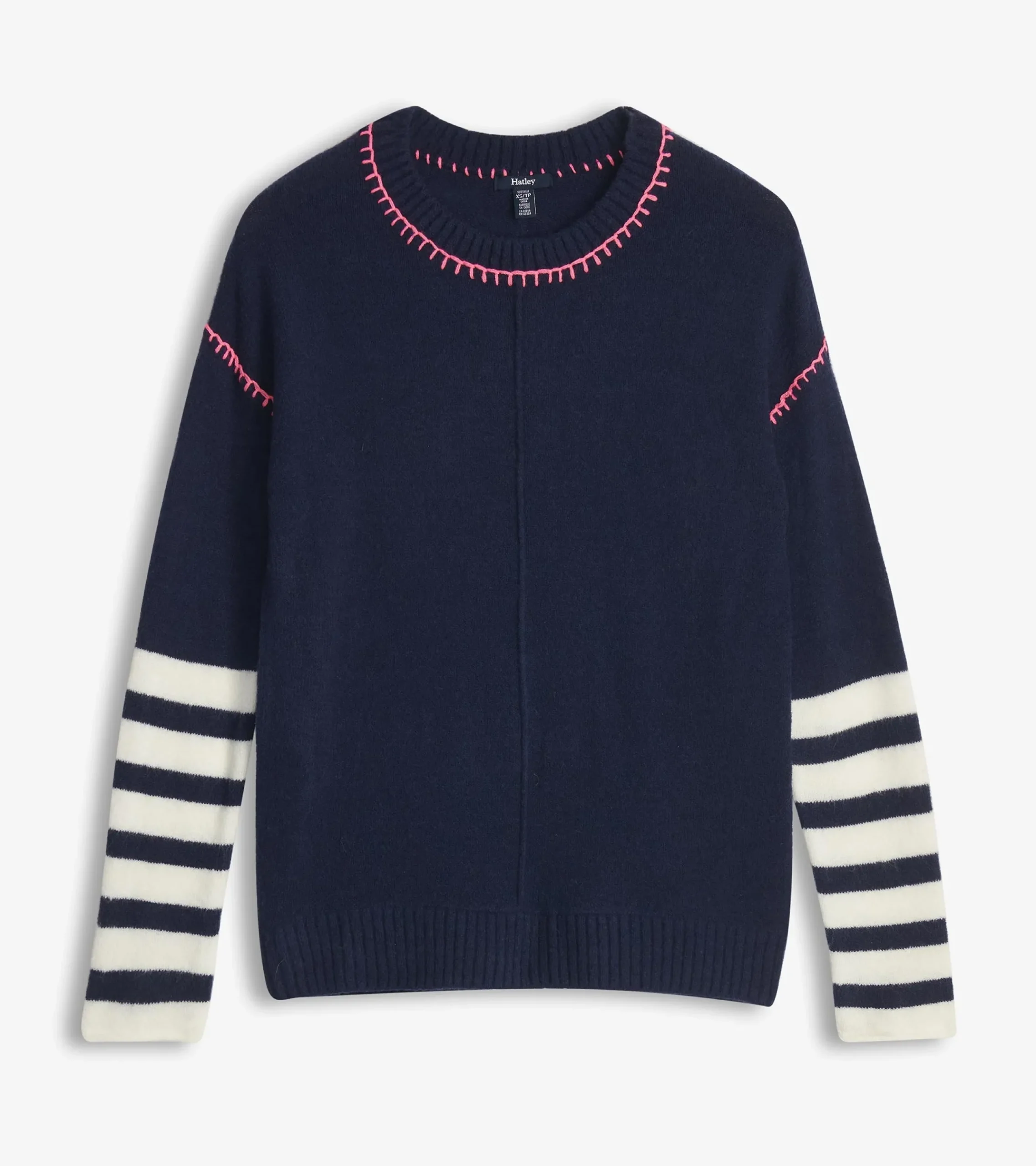 Sale Hatley Avery Sweater - Navy Stripes