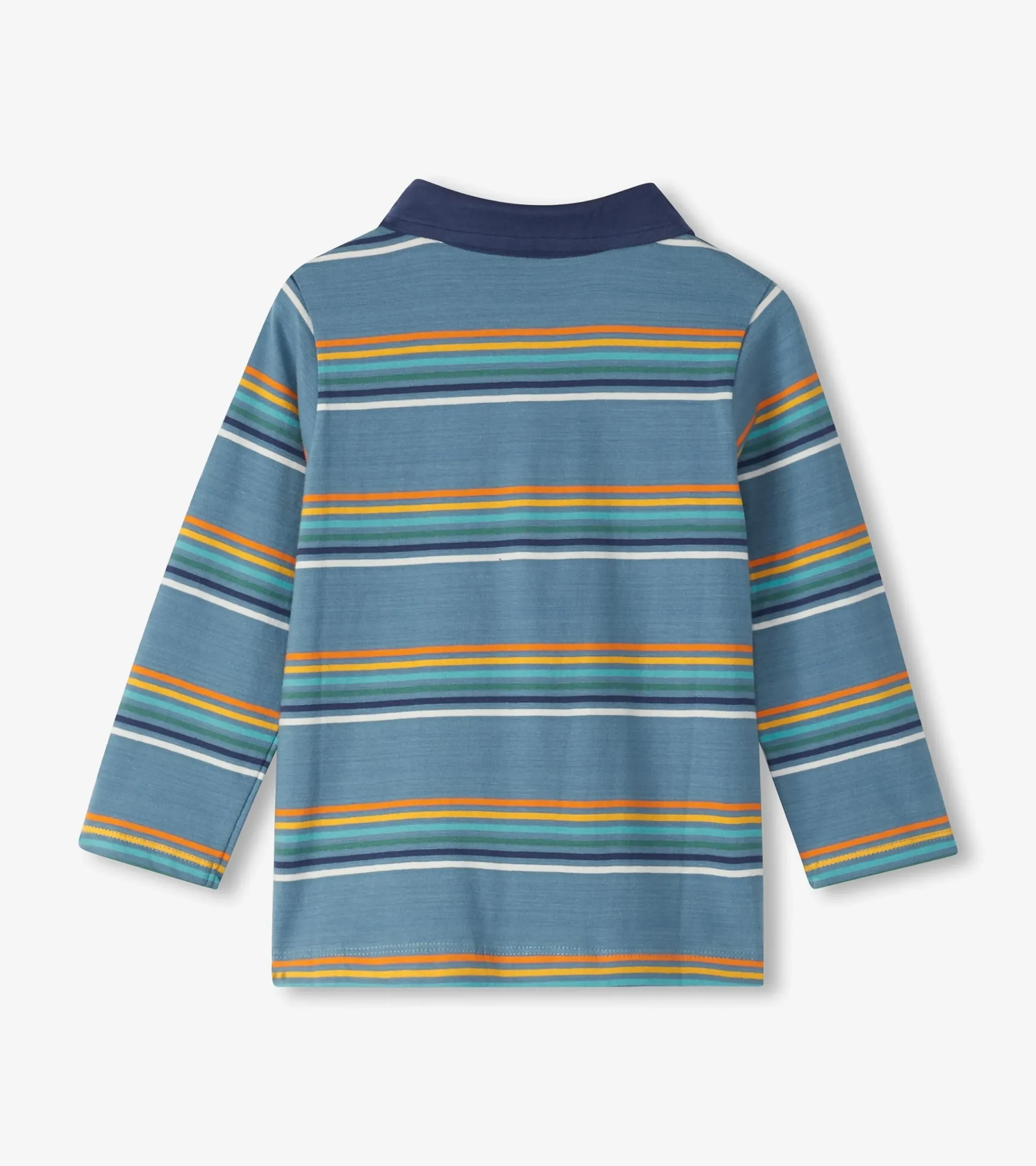 Discount Hatley Baby & Toddler Boys Bluestone Stripes Long Sleeve Polo T-Shirt