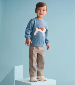 Hatley Baby & Toddler Boys Brown Sugar Herringbone Pants