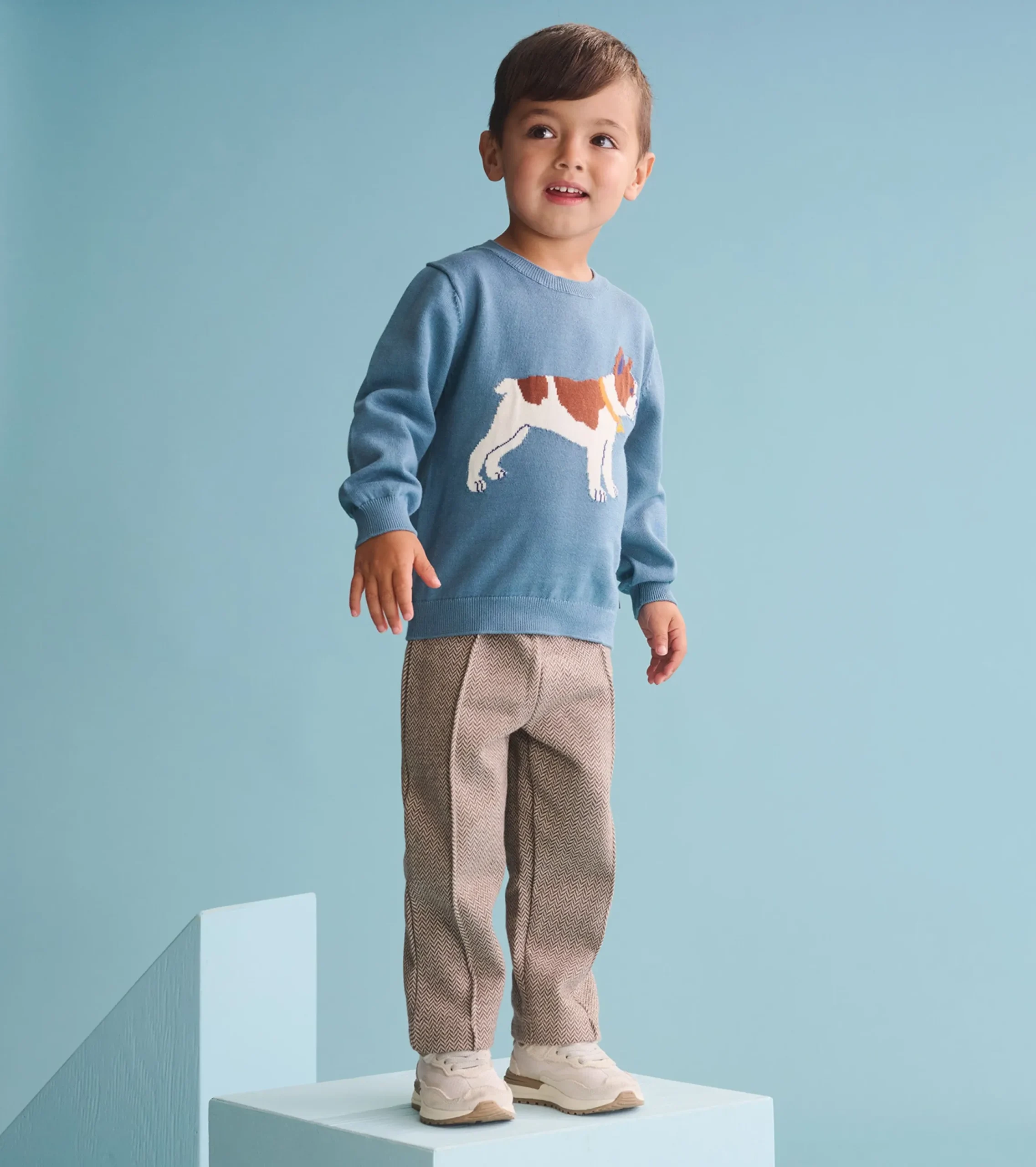 Hatley Baby & Toddler Boys Brown Sugar Herringbone Pants