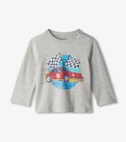 New Hatley Baby & Toddler Boys Checkered Flag Long Sleeve T-Shirt