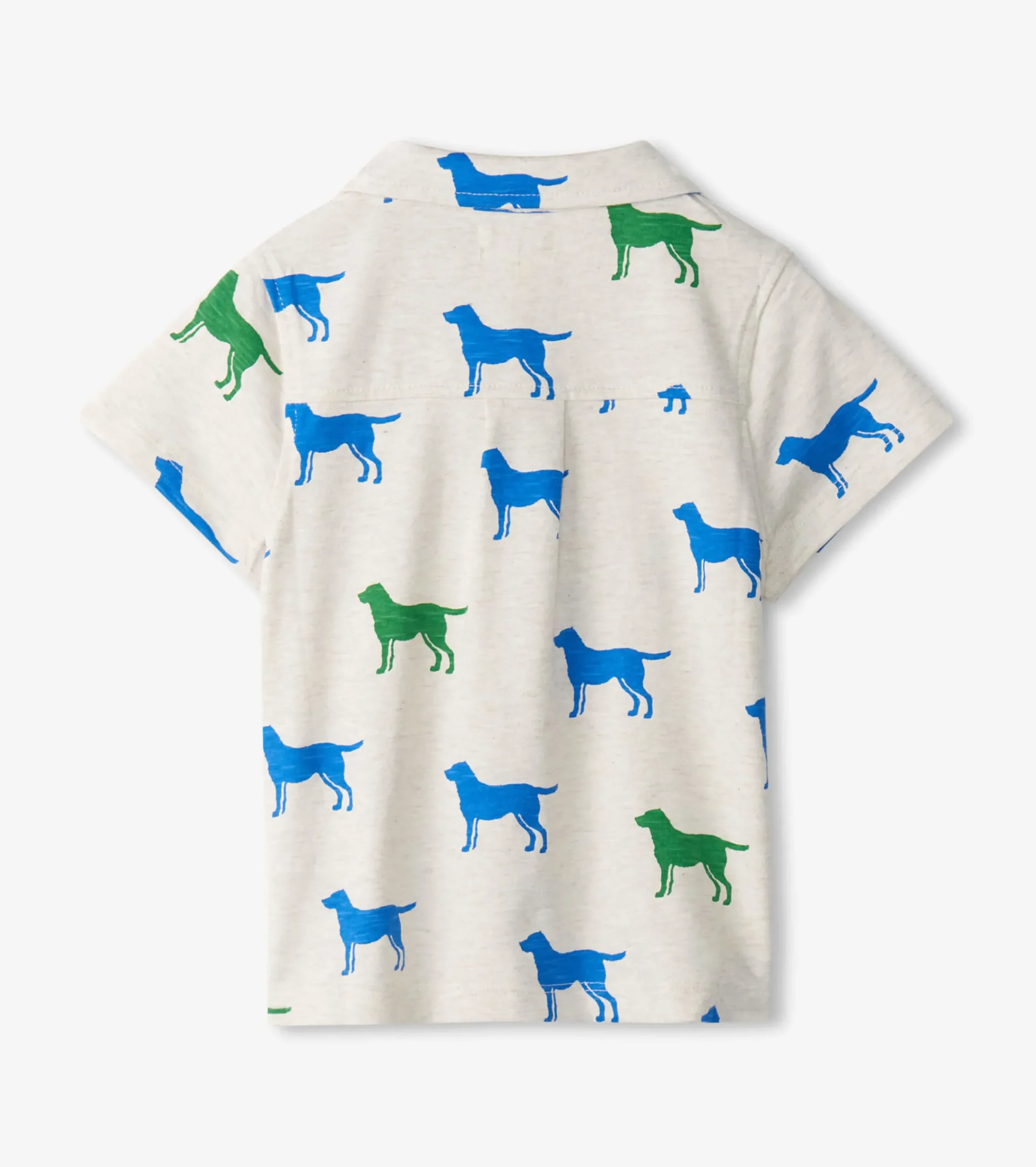 Hot Hatley Baby & Toddler Boys Dog Silhouette Jersey Button Down