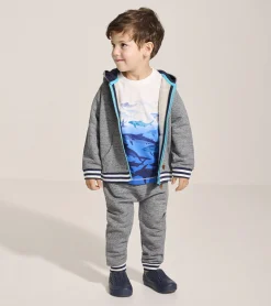 Sale Hatley Baby & Toddler Boys Flame Blue Zip-Up Hoodie