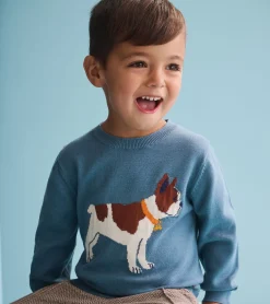 Clearance Hatley Baby & Toddler Boys French Bulldogs Crew Neck Sweater