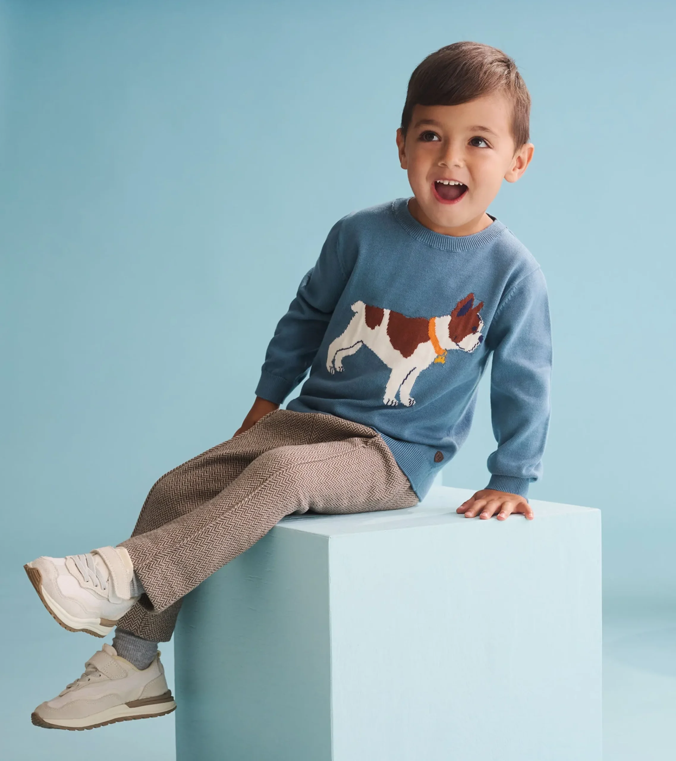 Clearance Hatley Baby & Toddler Boys French Bulldogs Crew Neck Sweater