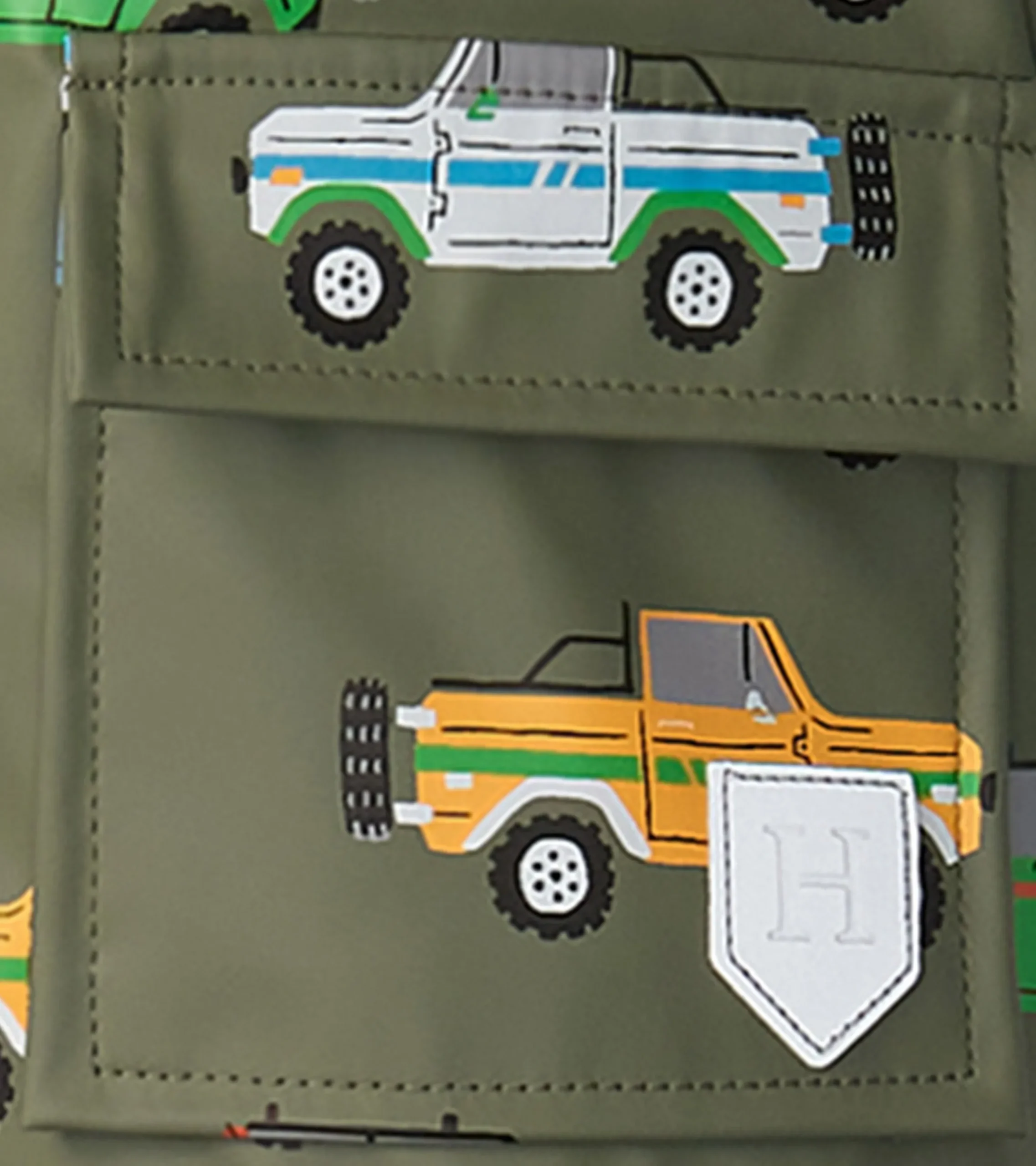 New Hatley Baby & Toddler Boys Off-Roading Button-Up Rain Jacket