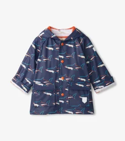 Discount Hatley Baby & Toddler Boys Sharks Button-Up Rain Jacket