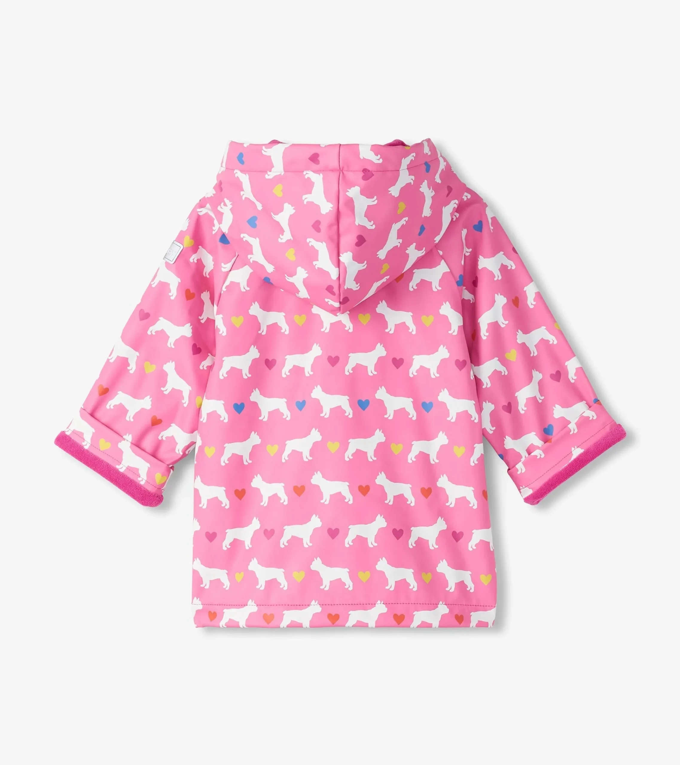 New Hatley Baby & Toddler Girls French Bulldogs Button-Up Rain Jacket