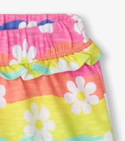 Discount Hatley Baby & Toddler Girls Groovy Flowers Ruffle Shorts