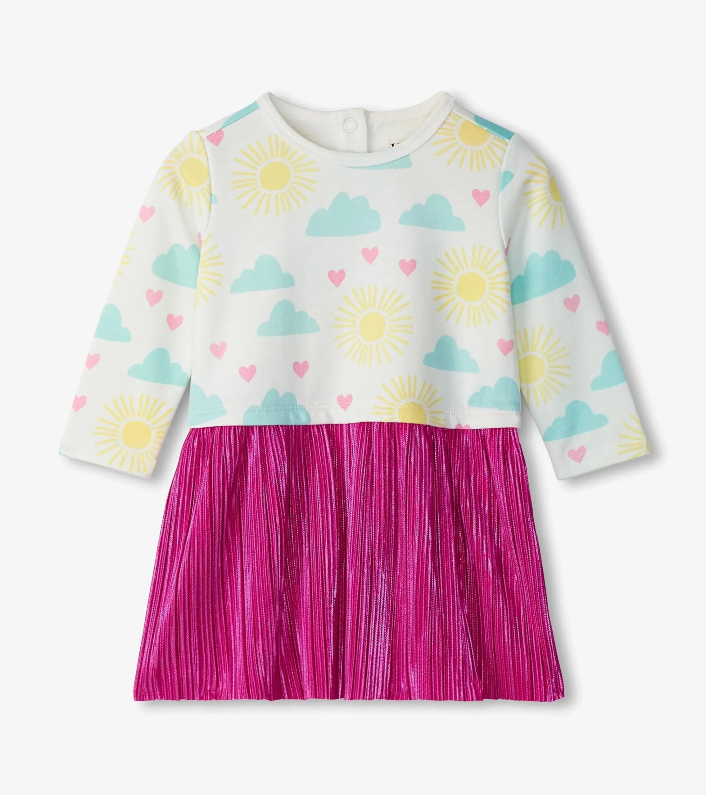 Outlet Hatley Baby & Toddler Girls Happy Skies Layered Knit Dress