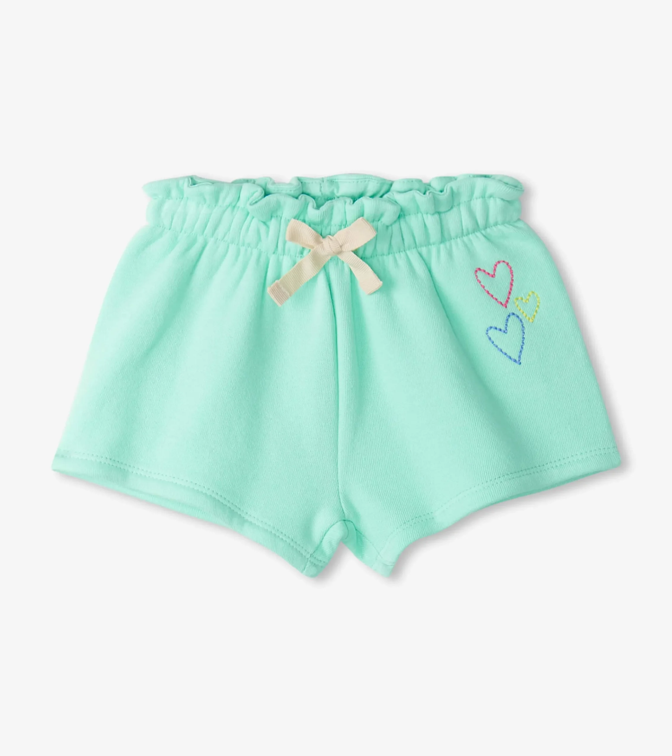 Discount Hatley Baby & Toddler Girls Ice Green Paper Bag Shorts