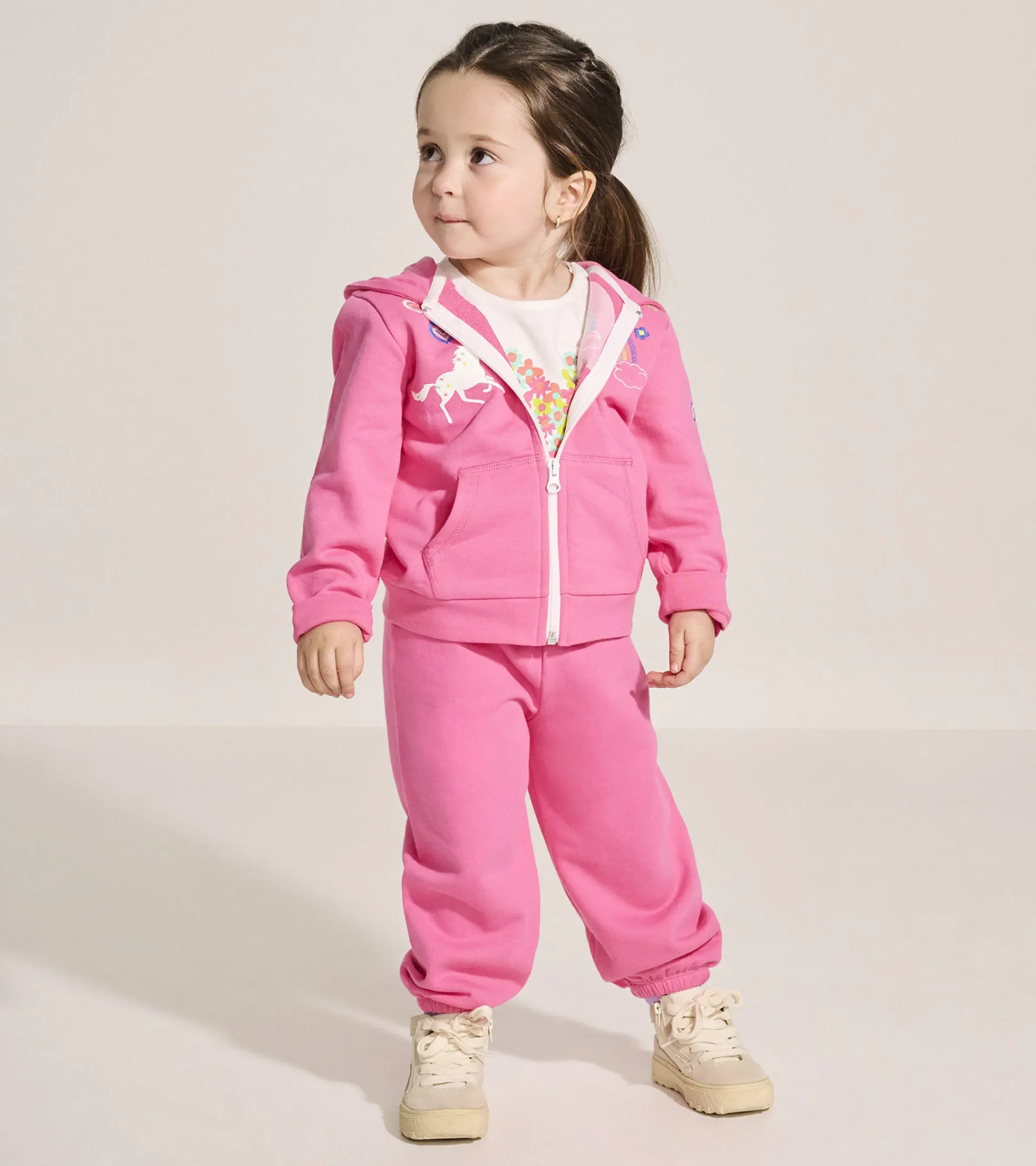 Best Hatley Baby & Toddler Girls Pink Love Everywhere Pants