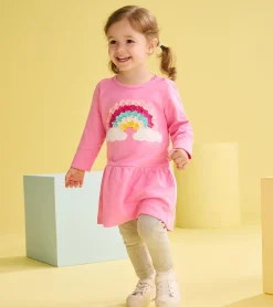 Outlet Hatley Baby & Toddler Girls Rainbow Cloud Flounce Skirt Dress