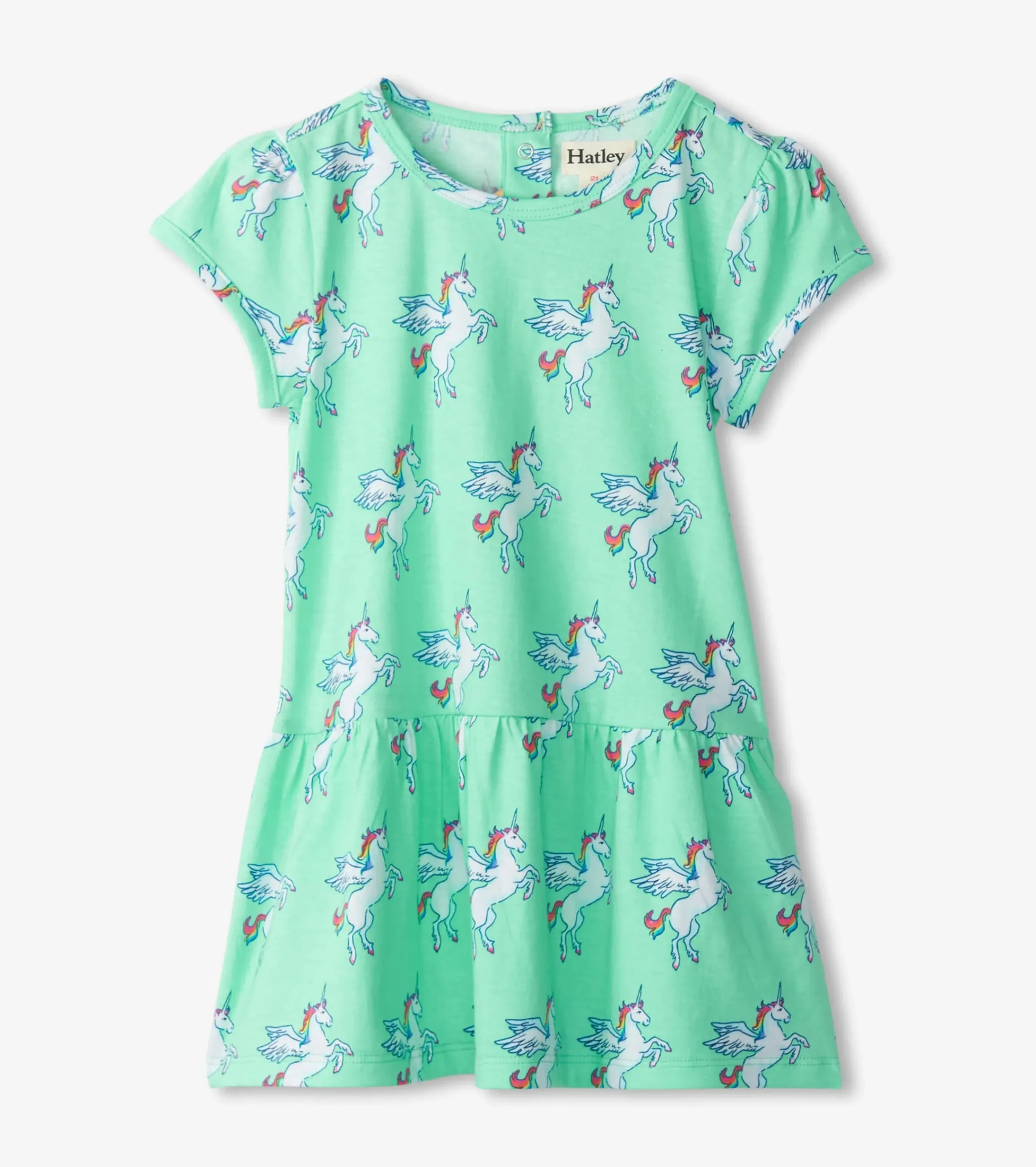 Online Hatley Baby & Toddler Girls Rainbow Unicorn Gathered Dress
