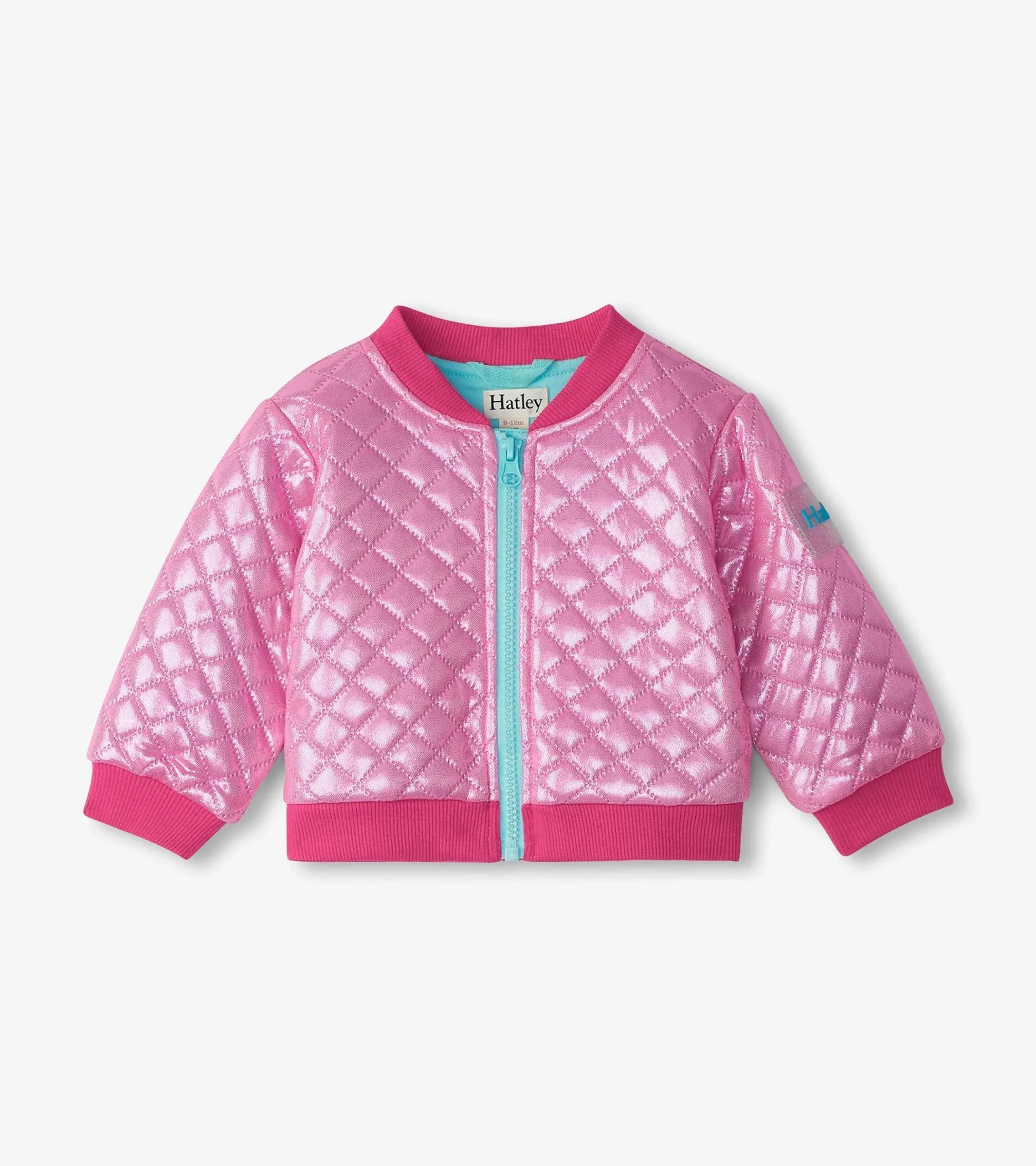 Hot Hatley Baby & Toddler Girls Rose Violet Metallic Bomber Jacket
