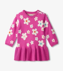 Online Hatley Baby & Toddler Girls White Flowers Sweater Dress