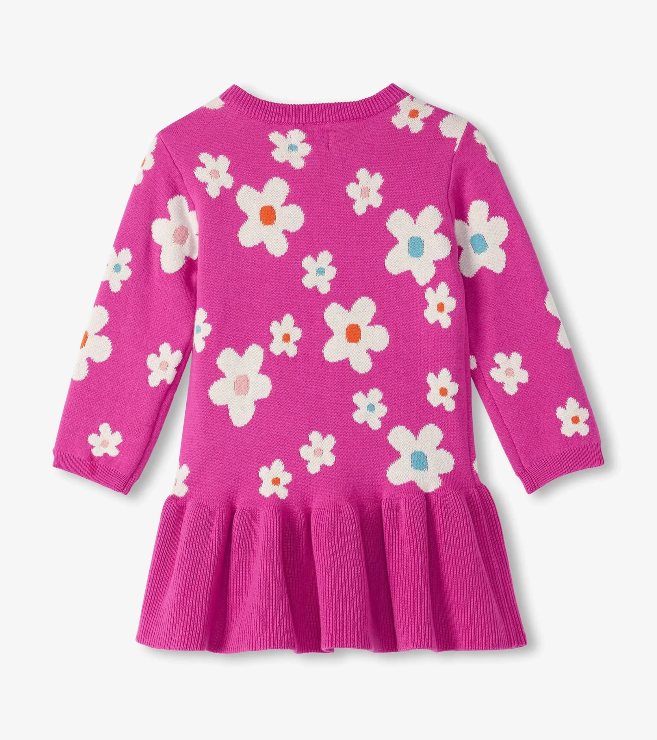 Online Hatley Baby & Toddler Girls White Flowers Sweater Dress