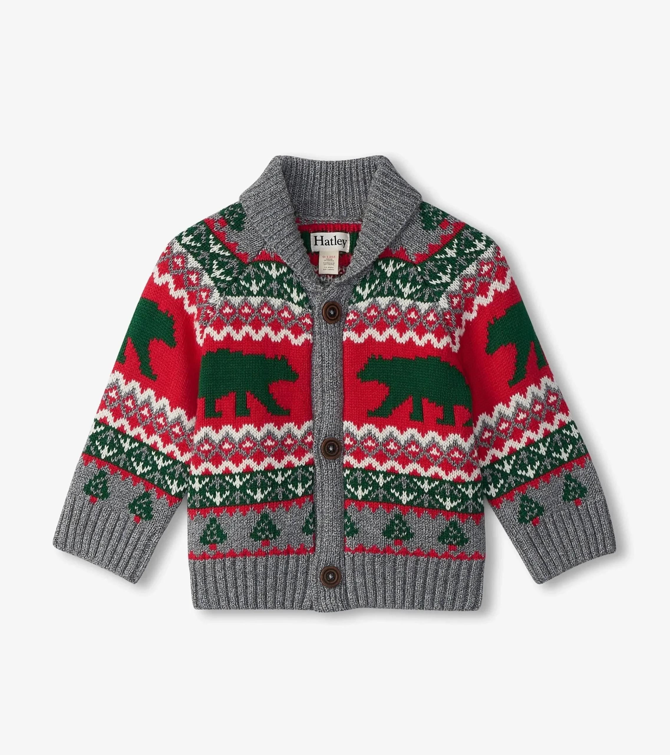 Discount Hatley Baby & Toddler Knit Bear Shawl Collar Cardigan