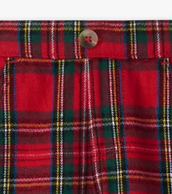New Hatley Baby & Toddler Red Plaid Straight Leg Pants