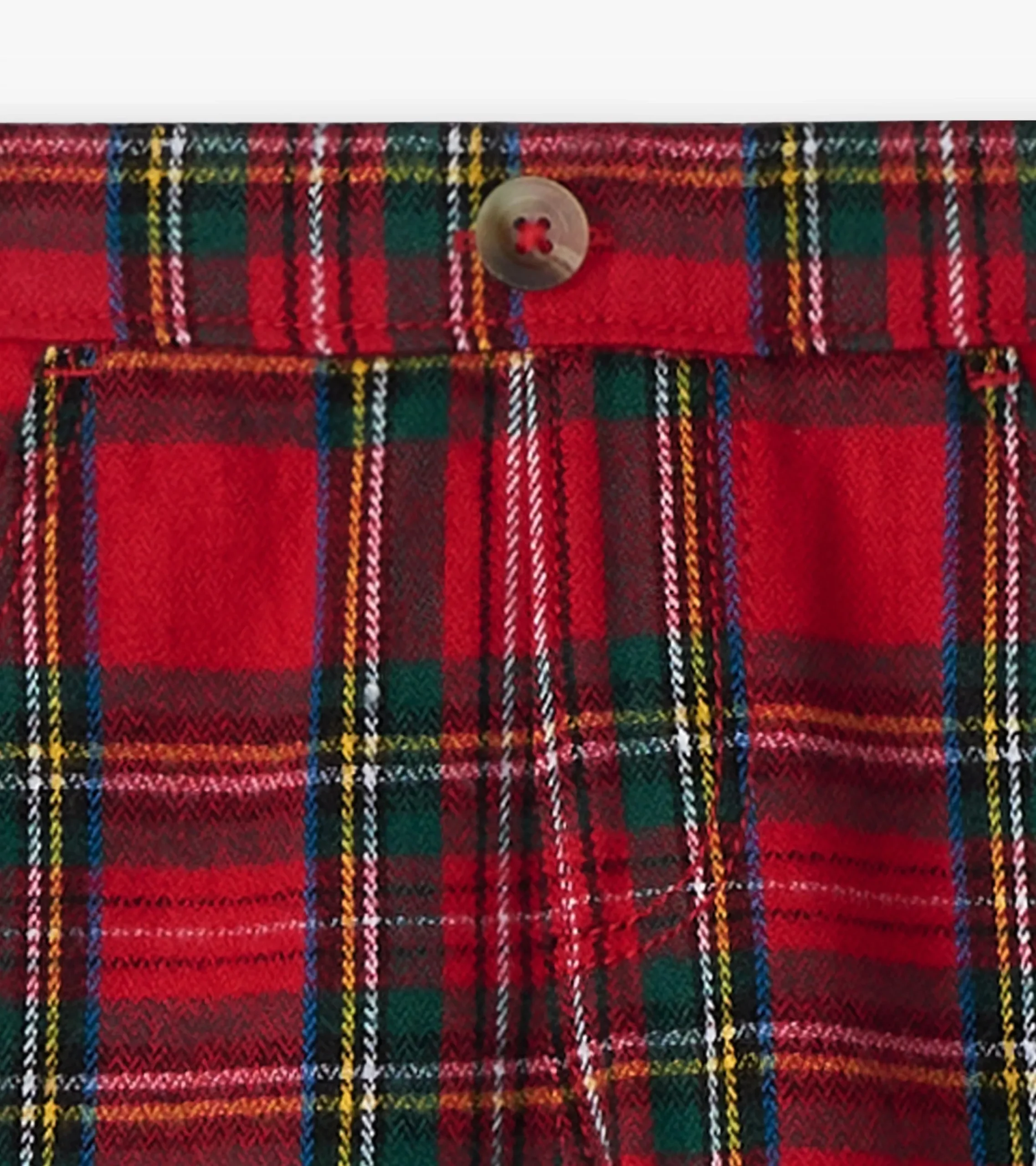 New Hatley Baby & Toddler Red Plaid Straight Leg Pants