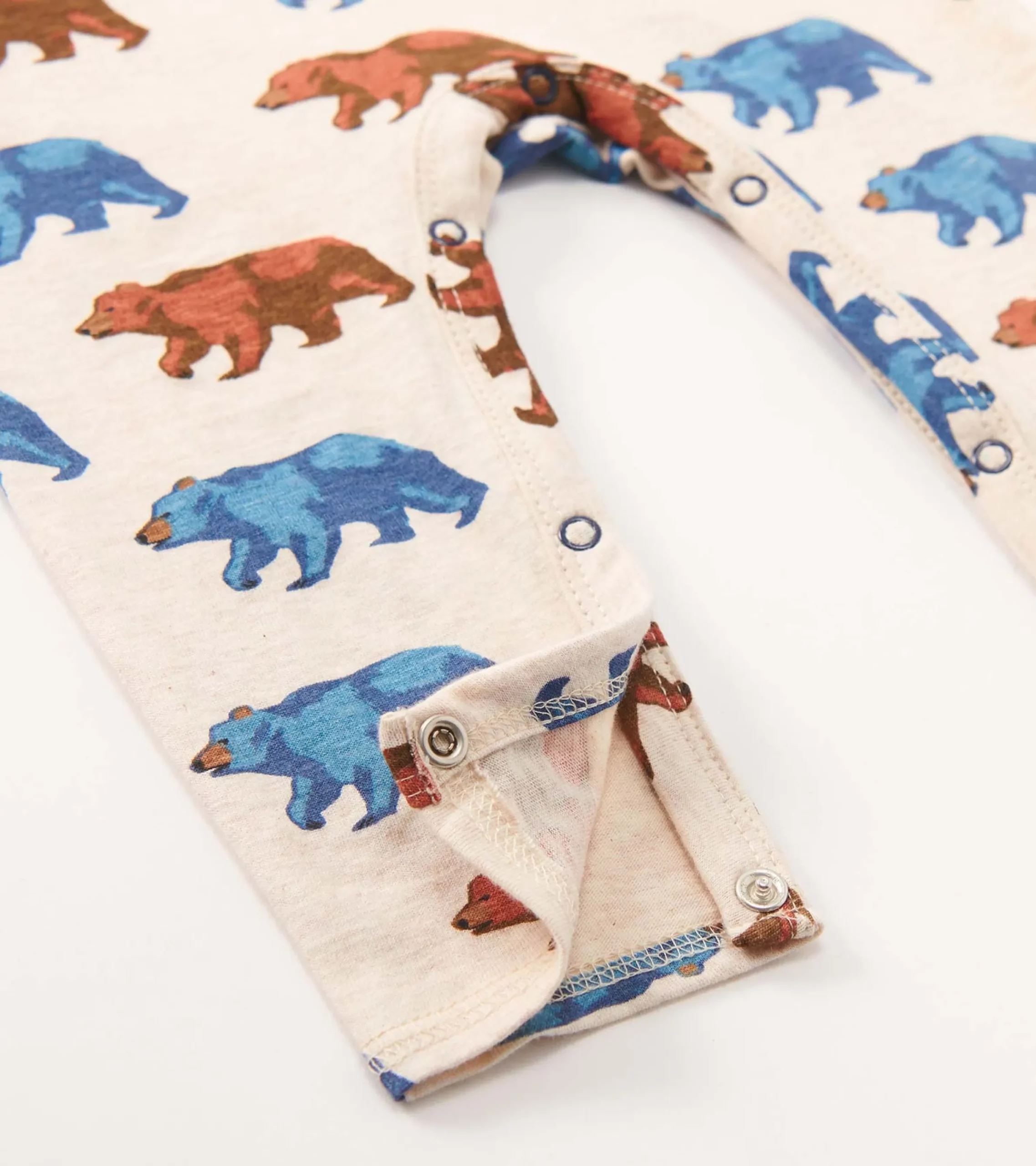 Best Hatley Baby Boys Bluestone Bears Long Sleeve Romper