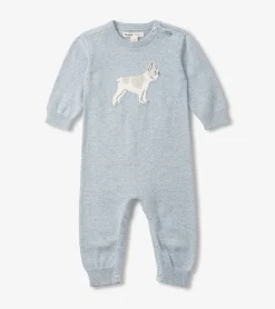 Sale Hatley Baby Boys Little Bulldog Sweater Romper