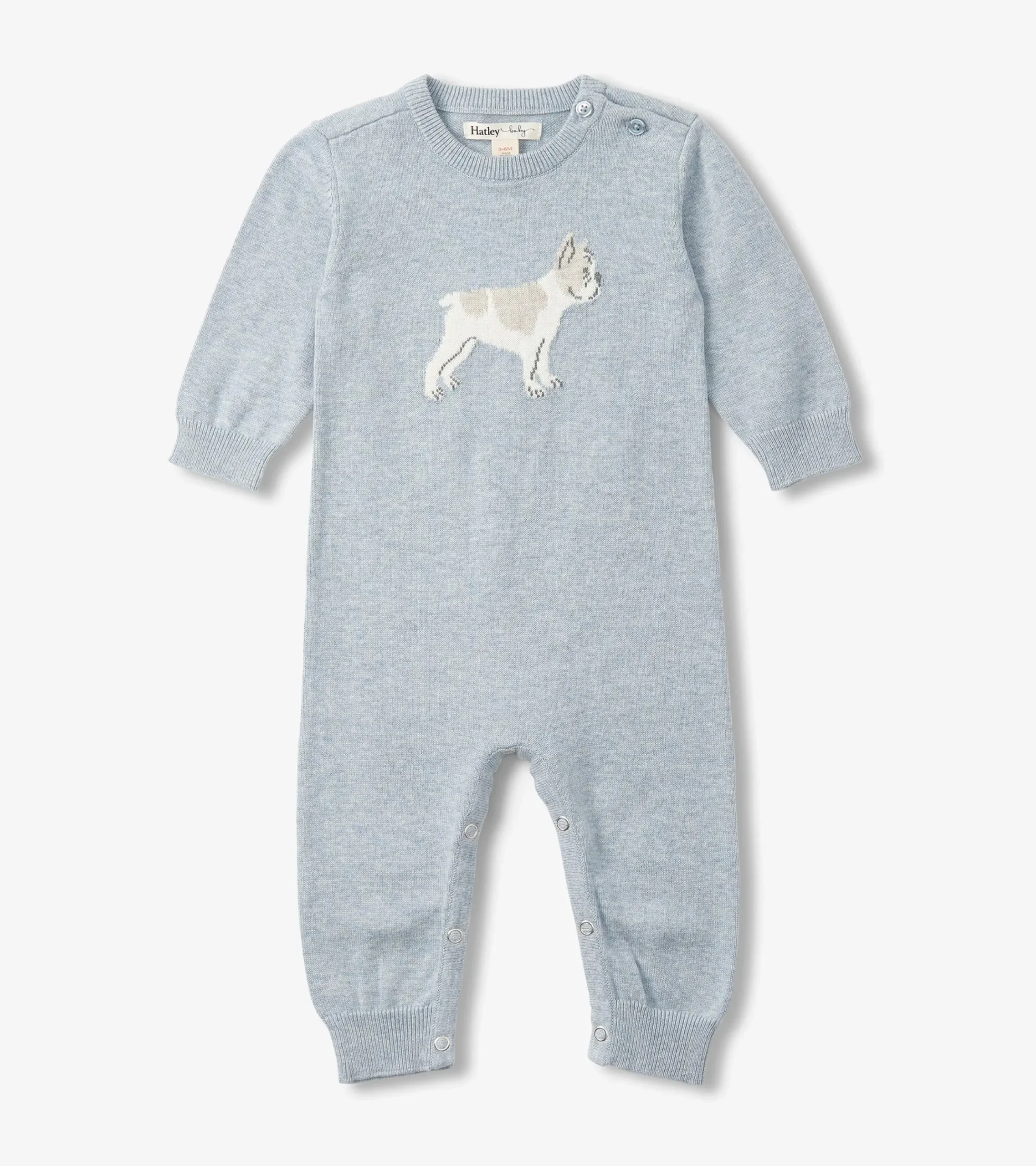 Sale Hatley Baby Boys Little Bulldog Sweater Romper