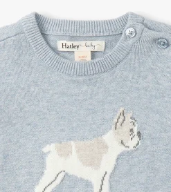 Sale Hatley Baby Boys Little Bulldog Sweater Romper