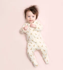 Outlet Hatley Baby Boys Little Giraffes Footed Sleeper