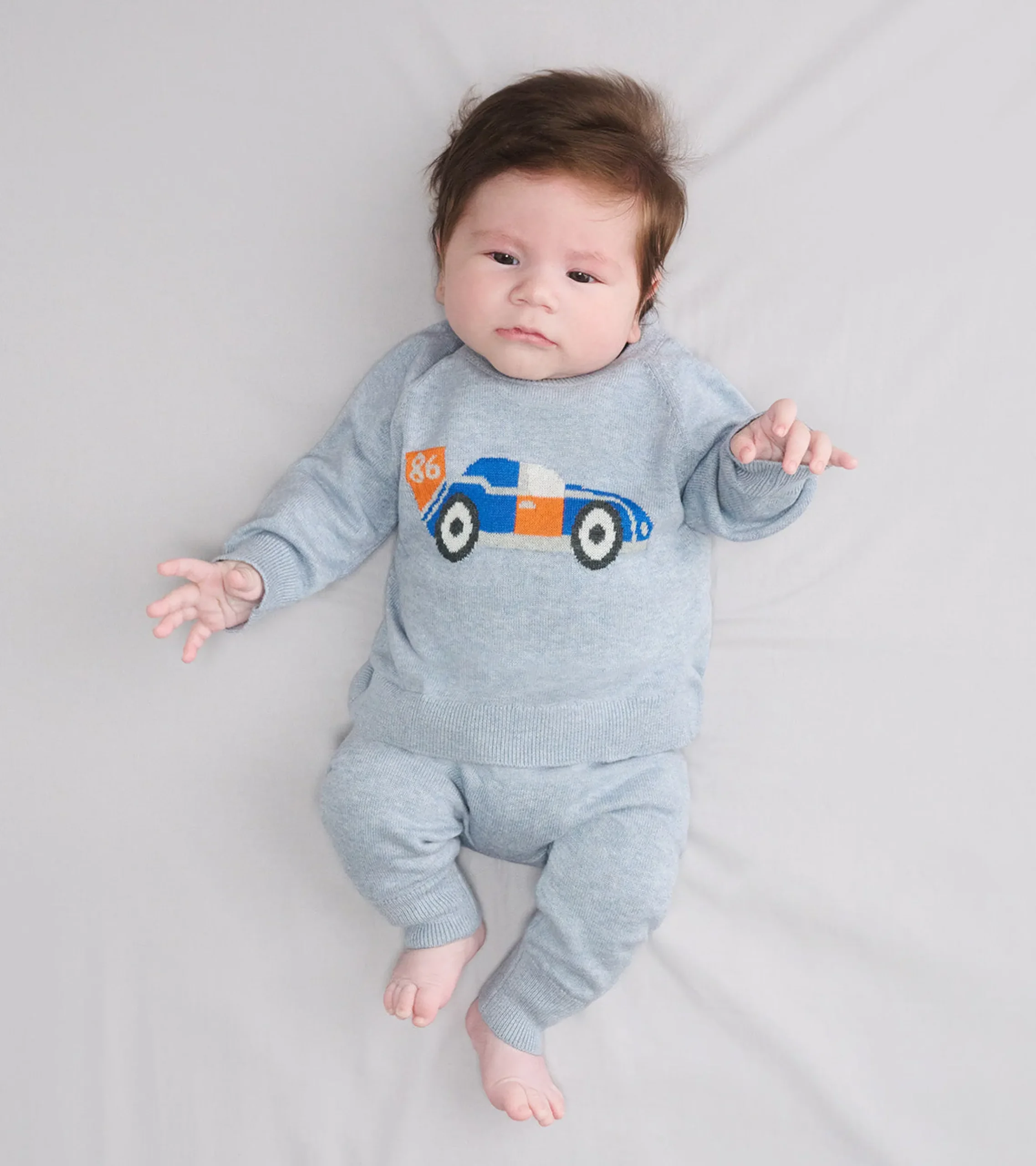Clearance Hatley Baby Boys Little Racecar Pullover Sweater & Pants