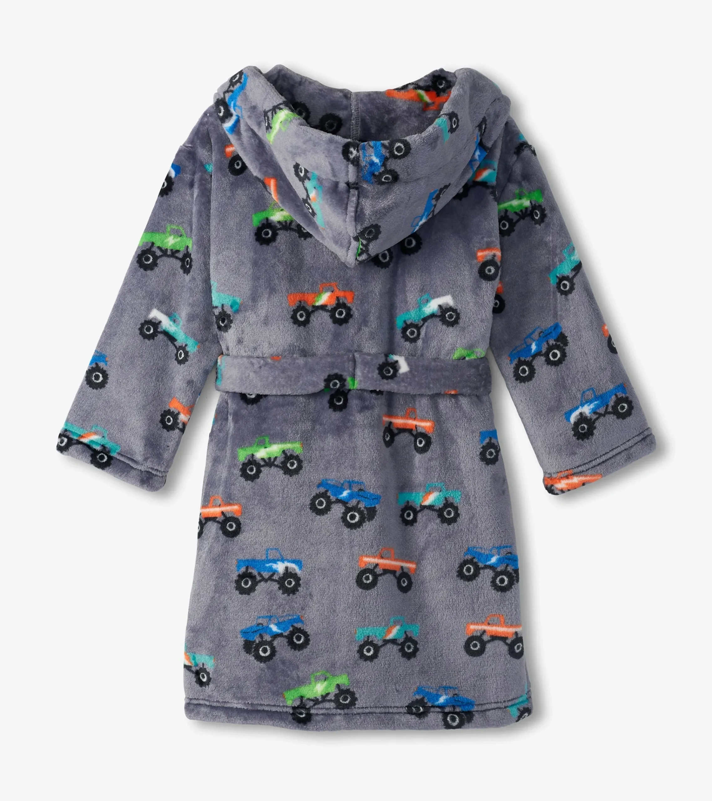 New Hatley Baby Boys Monster Trucks Fleece Robe