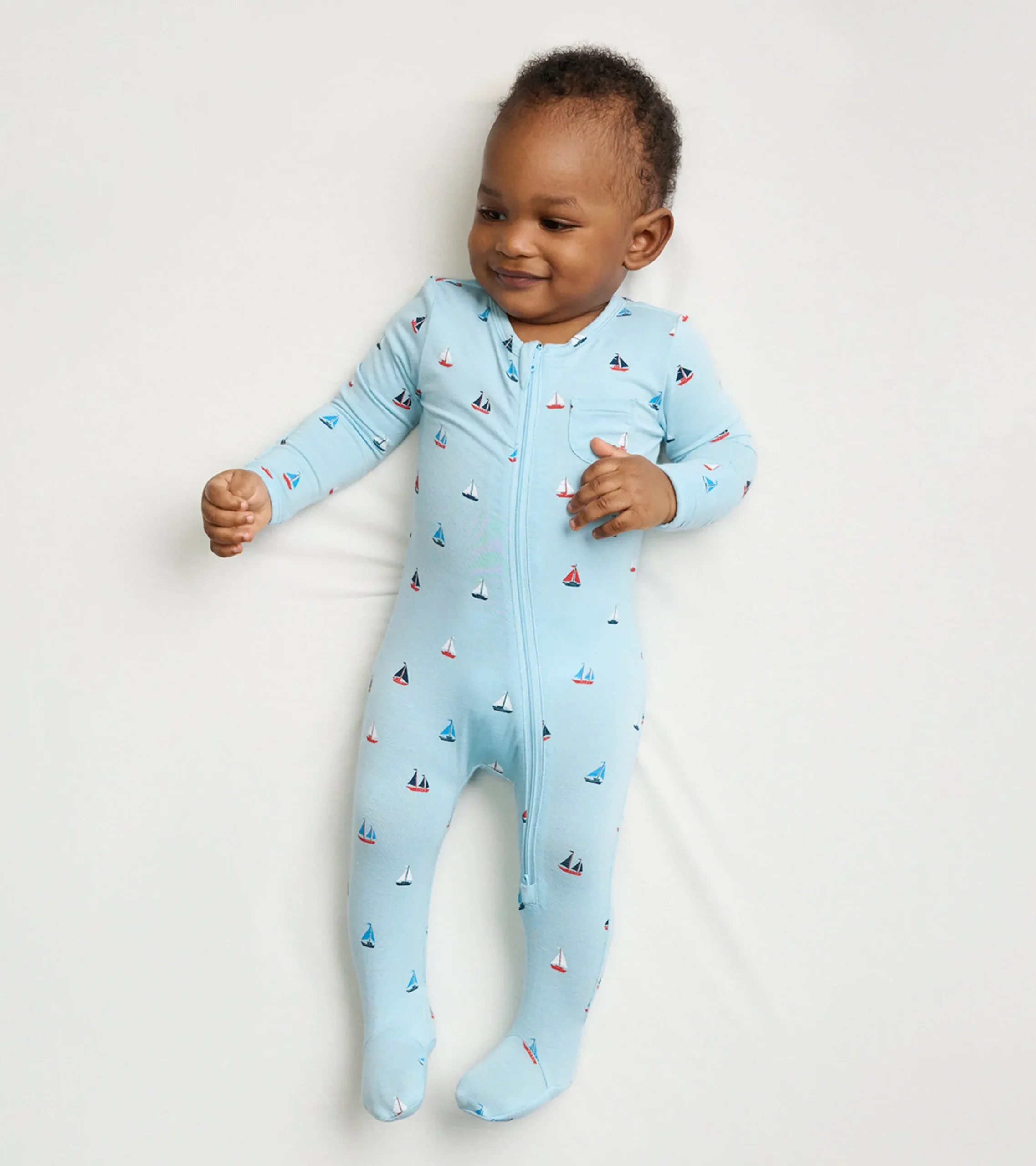 Online Hatley Baby Boys Tiny Sailboats Footed Sleeper