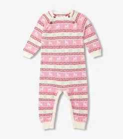 New Hatley Baby Doe Fair Isle Sweater Romper