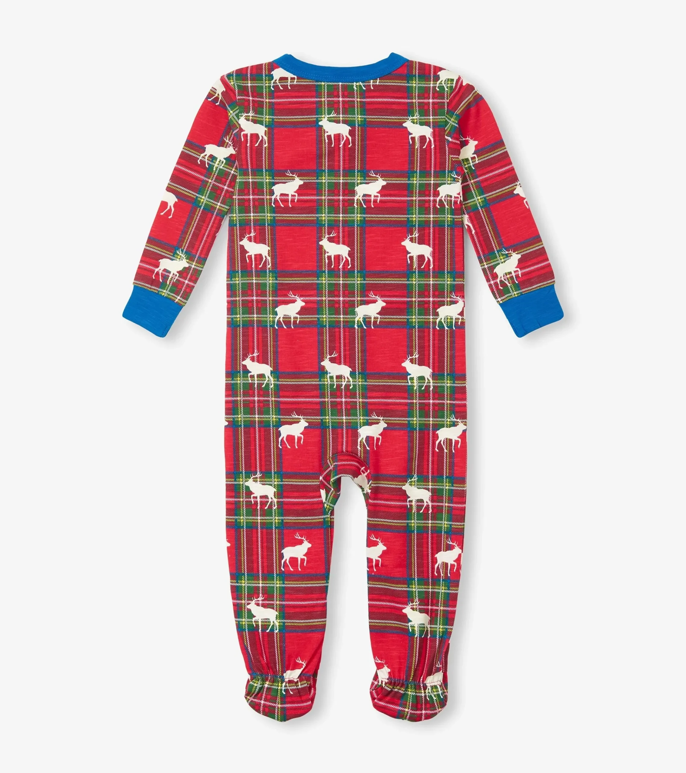 Discount Hatley Baby Elk Plaid Cotton Footed Sleeper