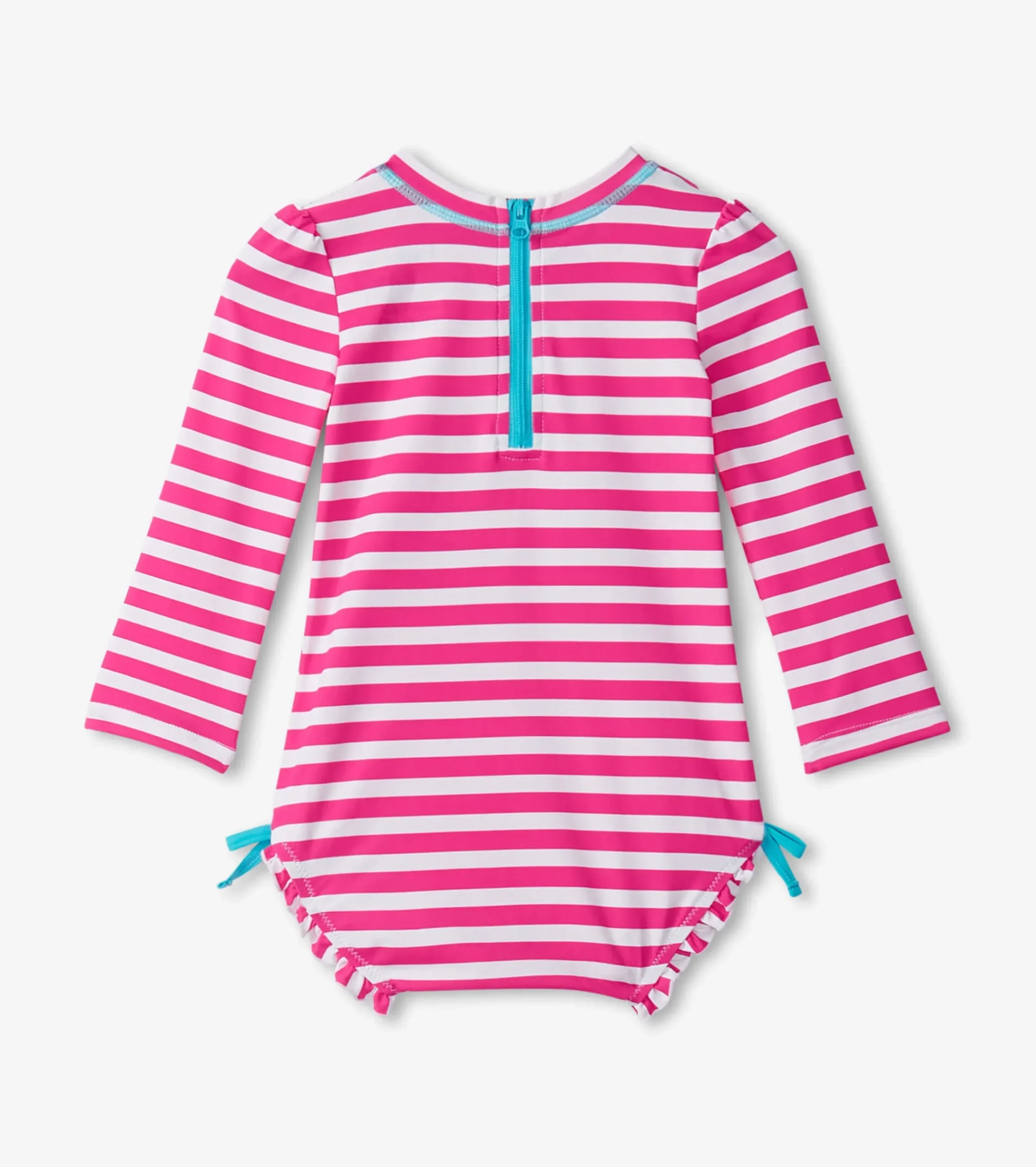 Hot Hatley Baby Girls Candy Stripes Rashguard Swimsuit