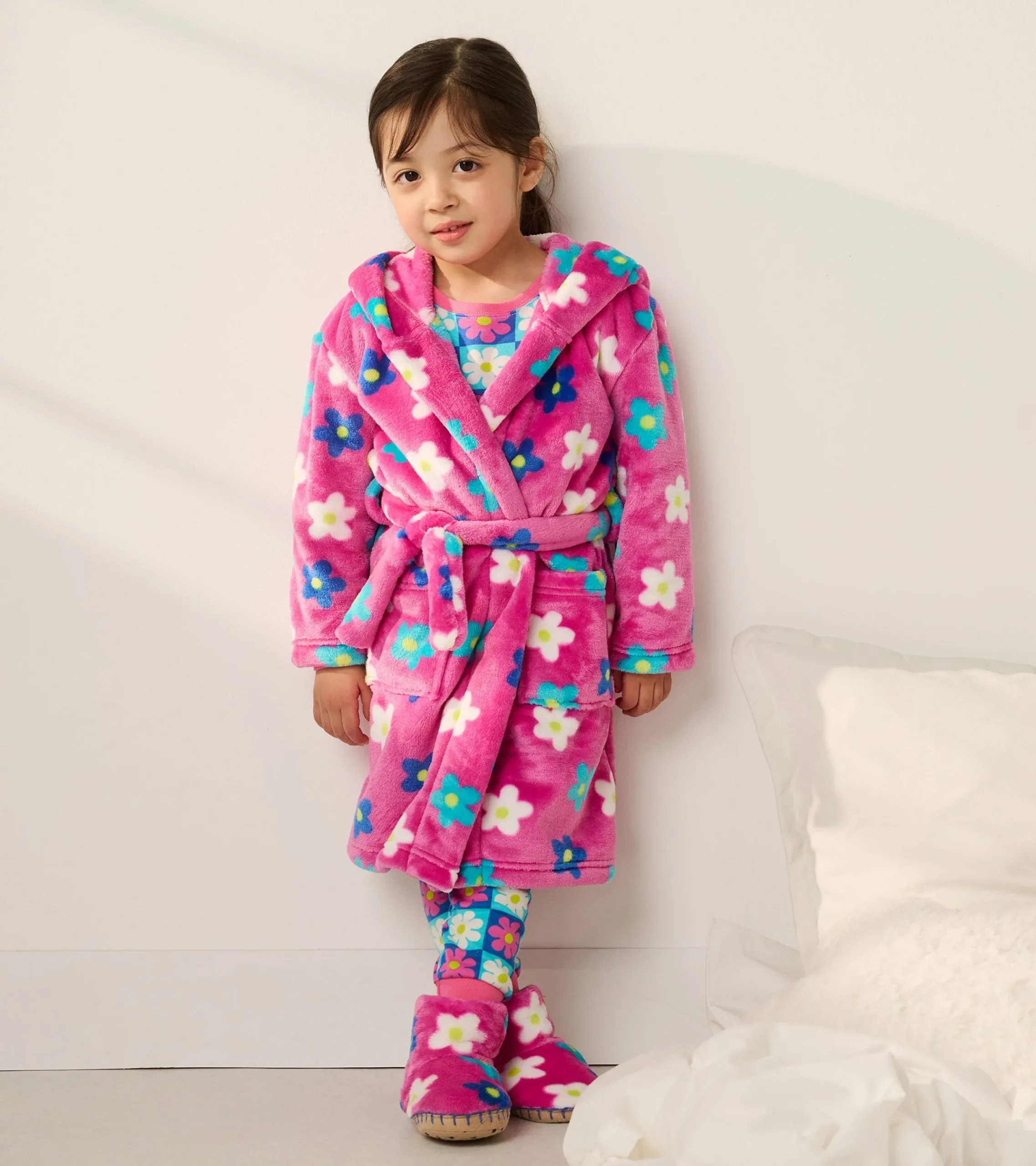 Outlet Hatley Baby Girls Daisies Fleece Robe