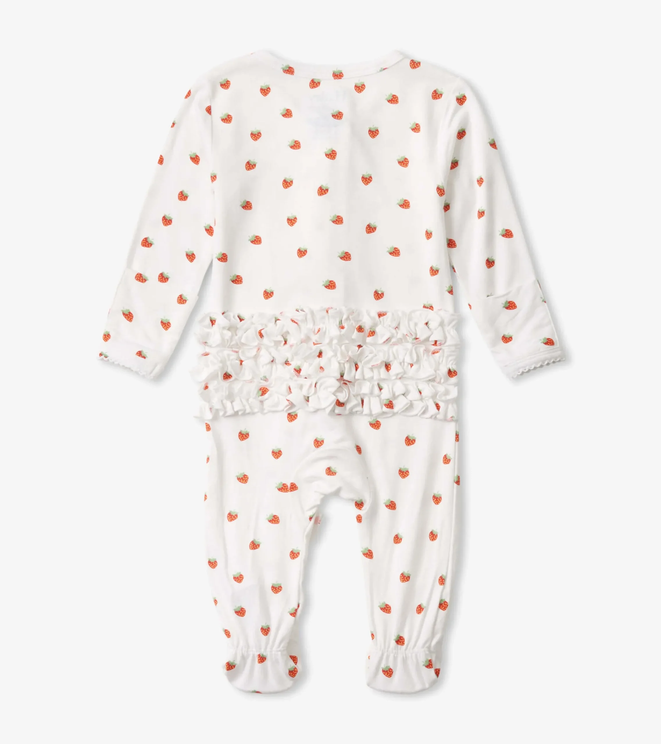 Hatley Baby Girls Ditsy Strawberries Footed Sleeper