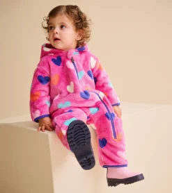 Sale Hatley Baby Girls Hearts Fleece Suit