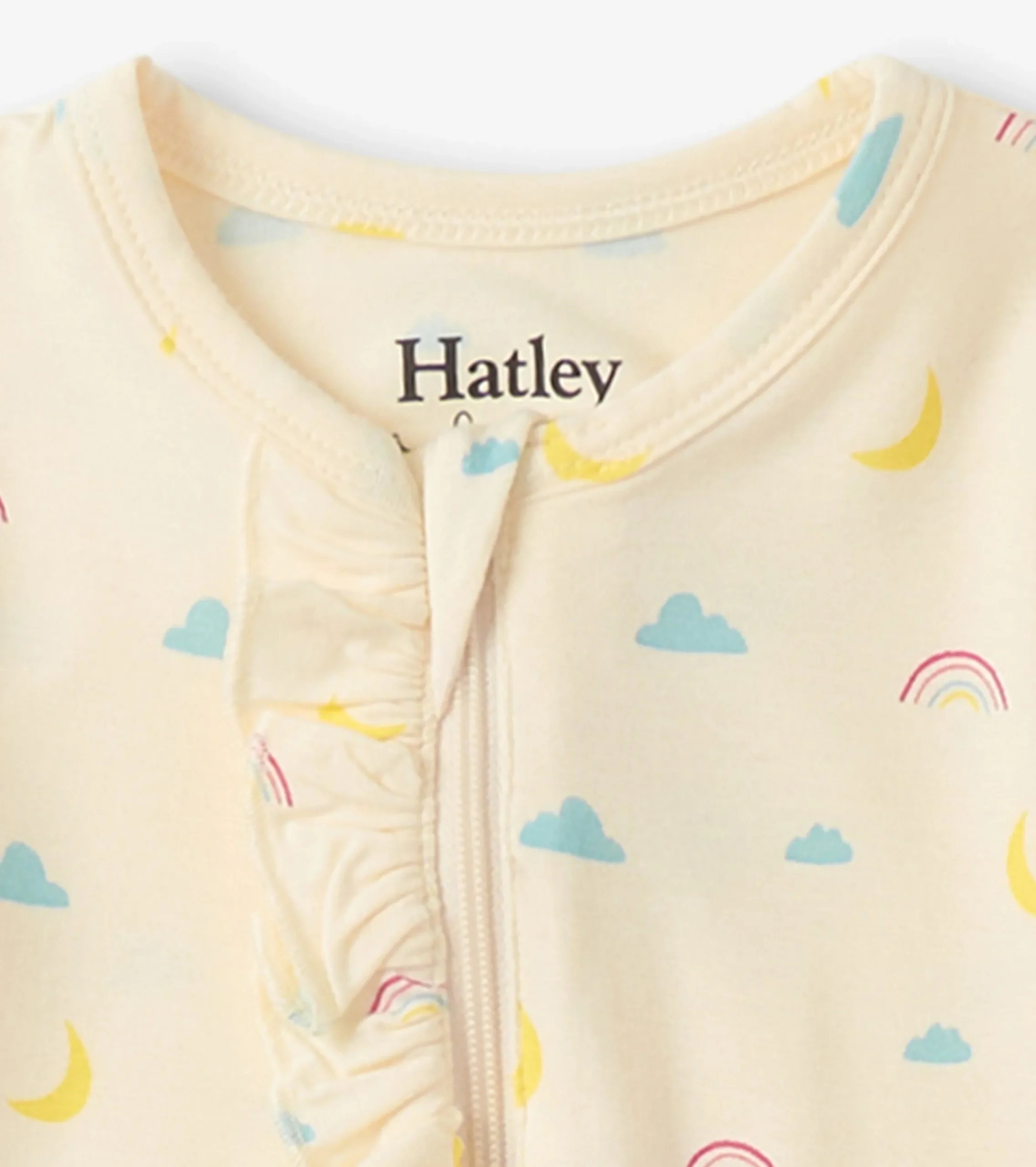 New Hatley Baby Girls Lucky Charms Footed Sleeper