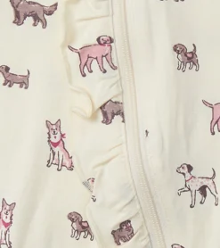 Online Hatley Baby Girls Playful Puppies Footed Sleeper