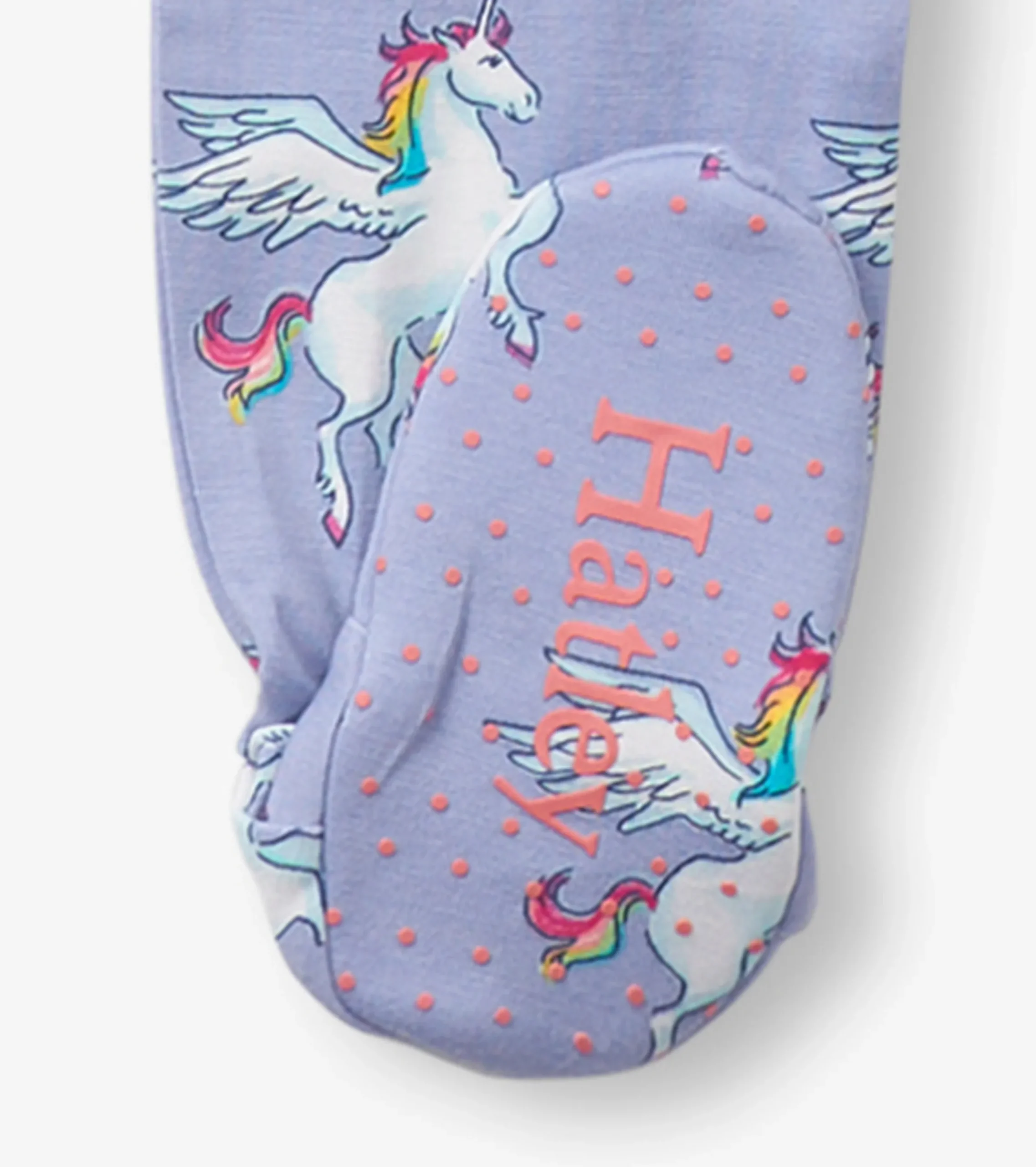 Hatley Baby Girls Rainbow Unicorn Footed Sleeper