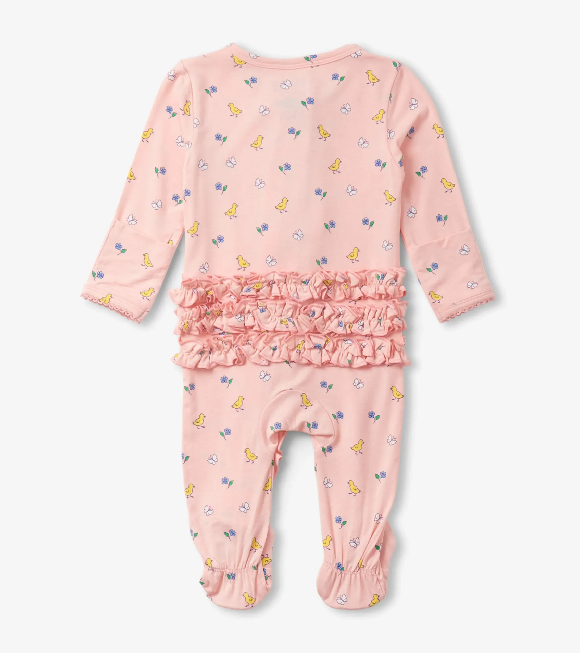 Best Hatley Baby Girls Springtime Ruffle Footed Sleeper
