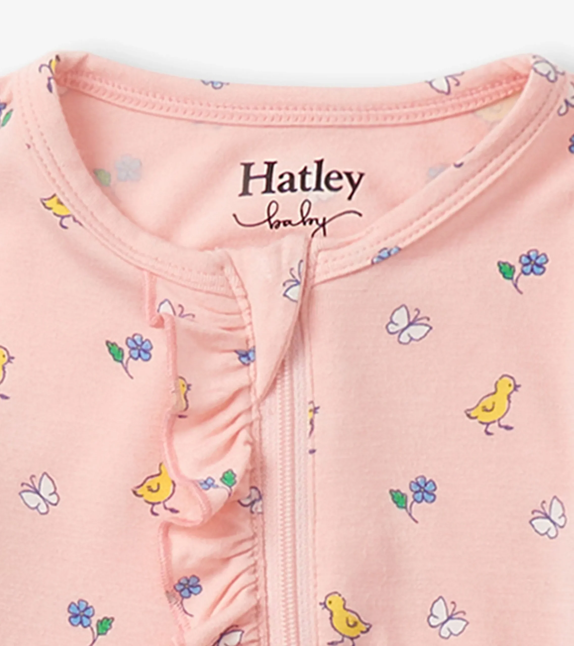 Best Hatley Baby Girls Springtime Ruffle Footed Sleeper