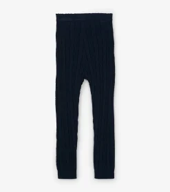 Sale Hatley Baby Navy Cable Knit Leggings