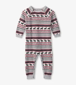 Best Hatley Baby Stag Fairisle Sweater Onesie