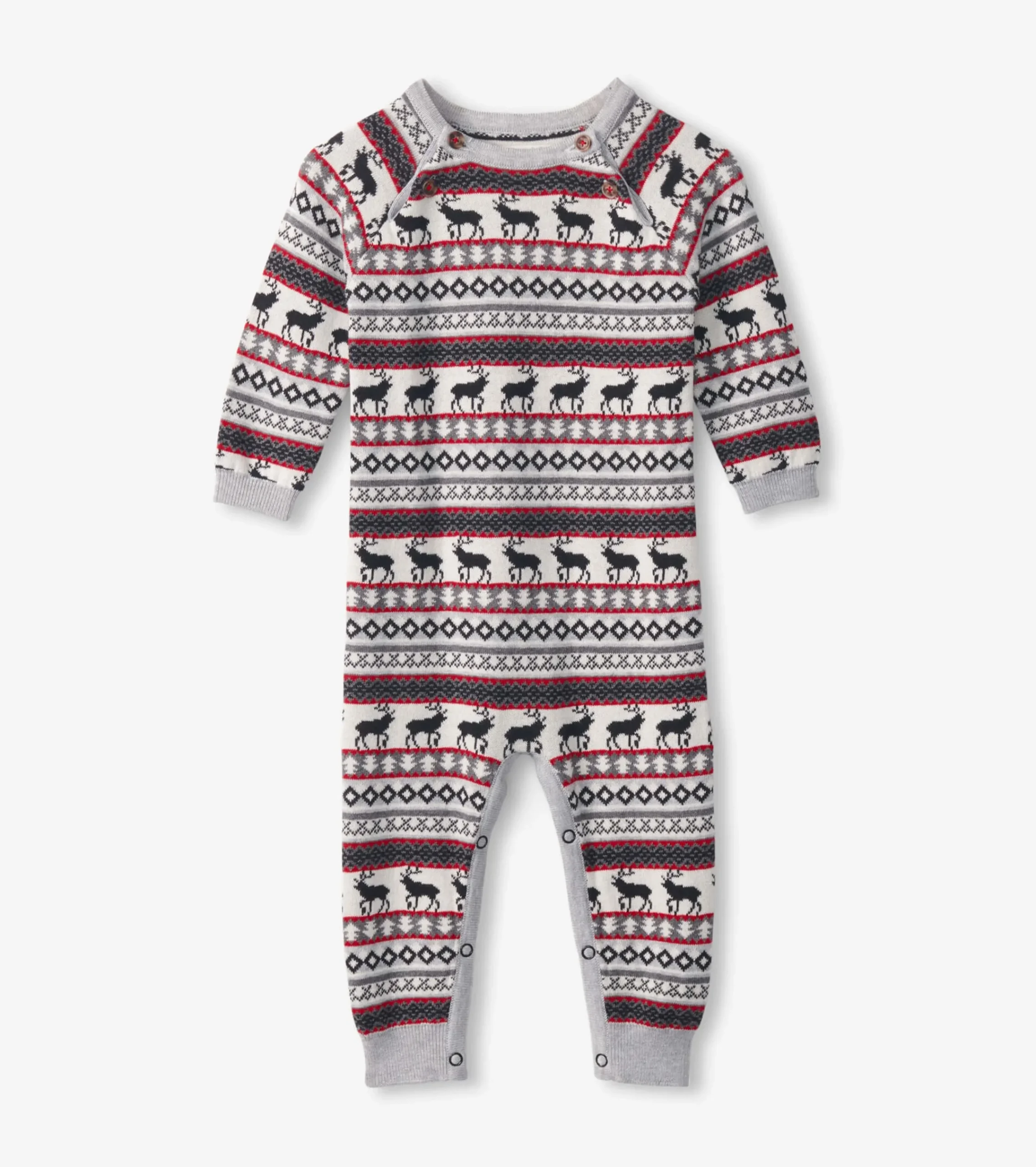 Best Hatley Baby Stag Fairisle Sweater Onesie